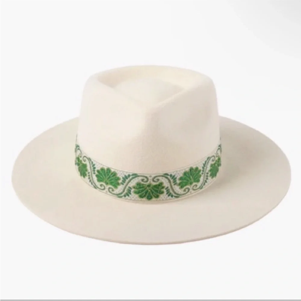 Lack Of Color Ivy Beverly Fedora Hat In White. NWT! Sz S (55cm) & M (57cm) - Picture 9 of 16